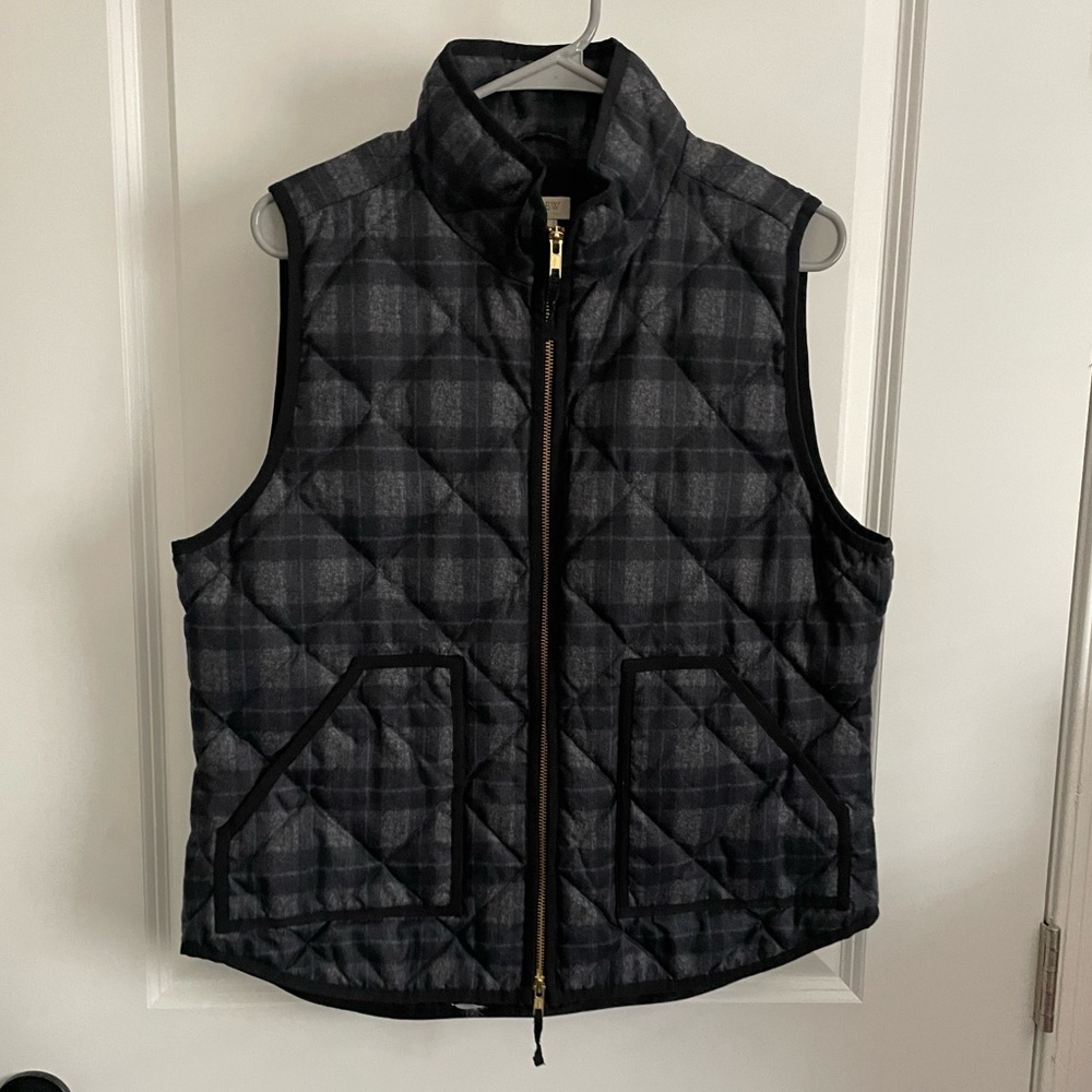 J. Crew Plaid Vest